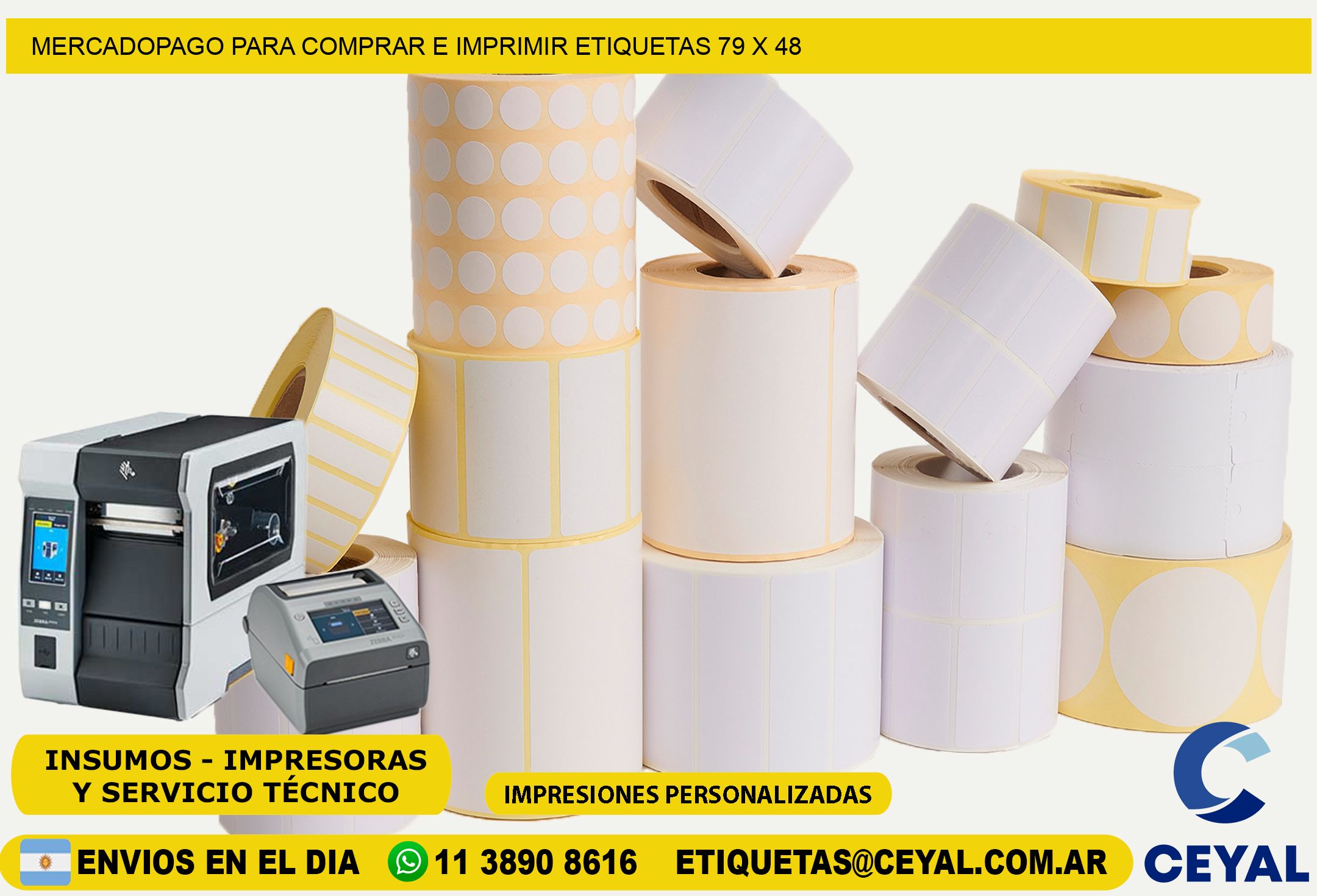 MERCADOPAGO PARA COMPRAR E IMPRIMIR ETIQUETAS 79 x 48