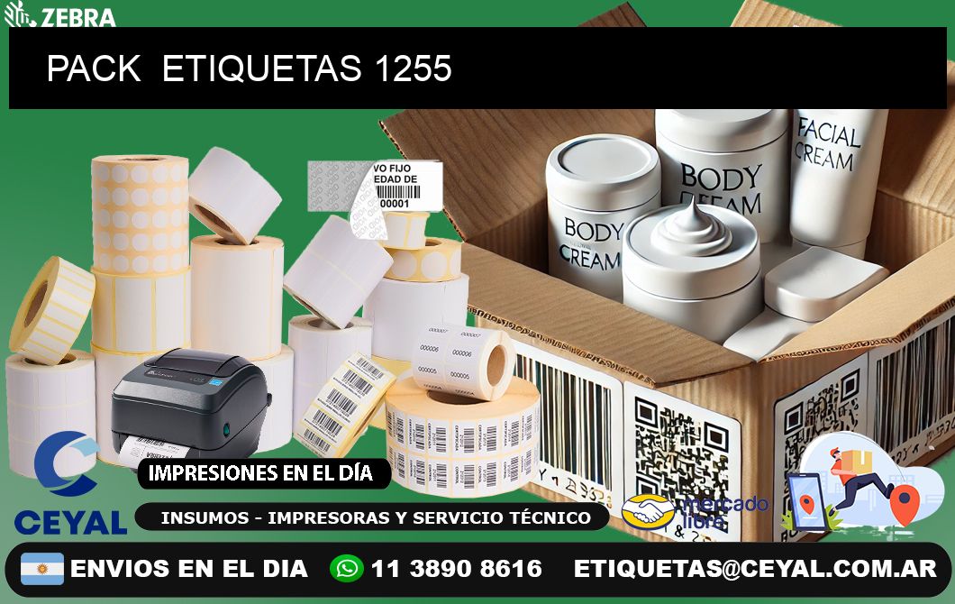 PACK  ETIQUETAS 1255
