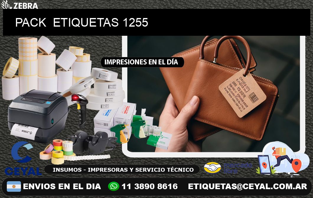 PACK  ETIQUETAS 1255
