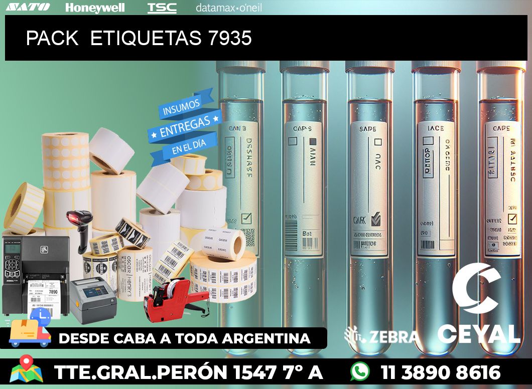 PACK  ETIQUETAS 7935