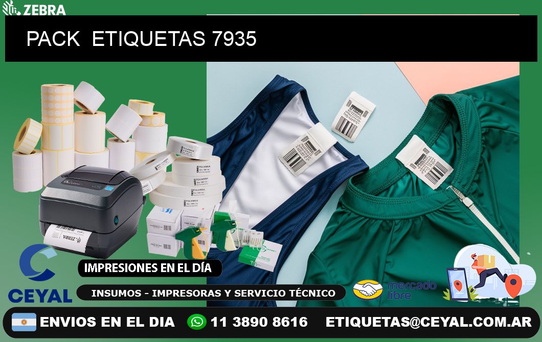 PACK  ETIQUETAS 7935