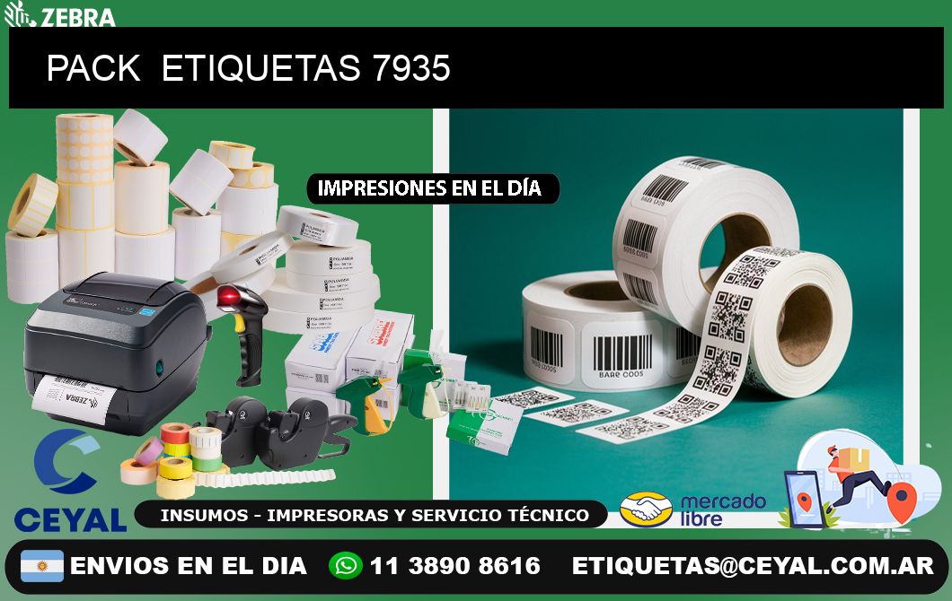 PACK  ETIQUETAS 7935