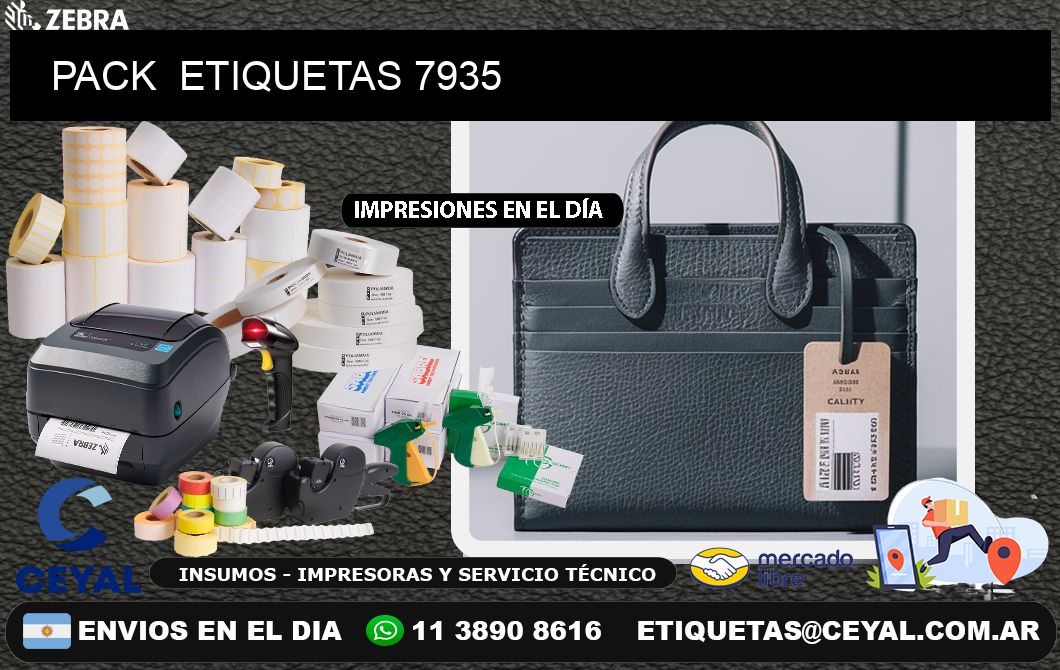 PACK  ETIQUETAS 7935