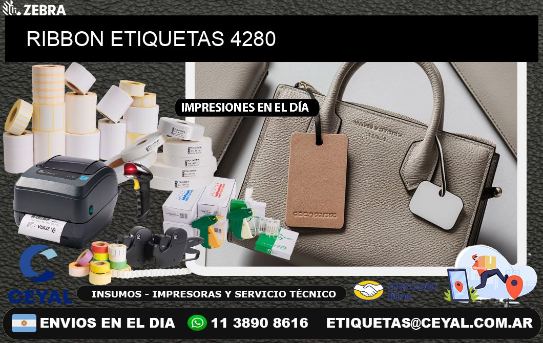 RIBBON ETIQUETAS 4280