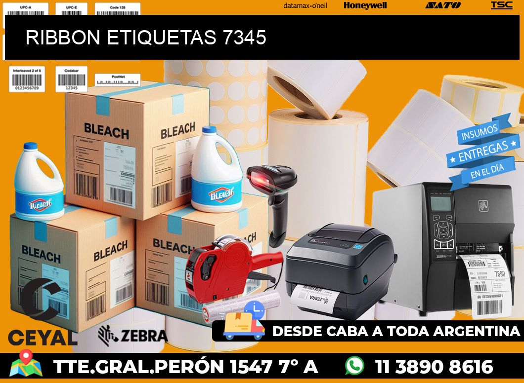RIBBON ETIQUETAS 7345
