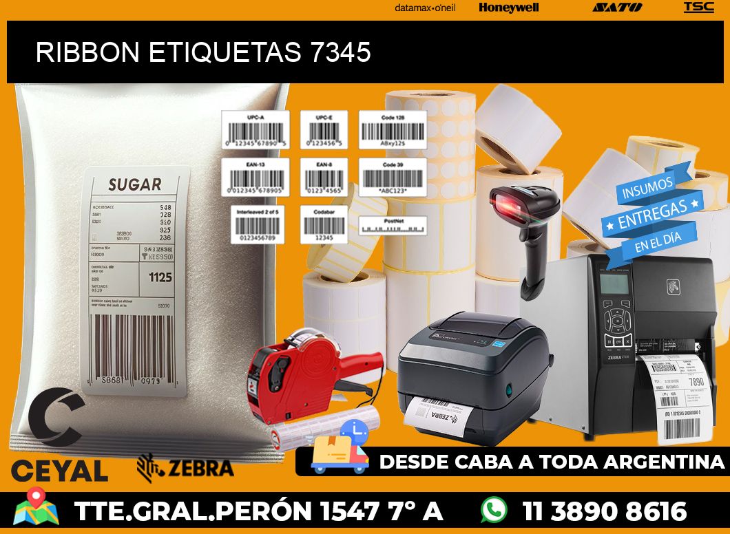RIBBON ETIQUETAS 7345