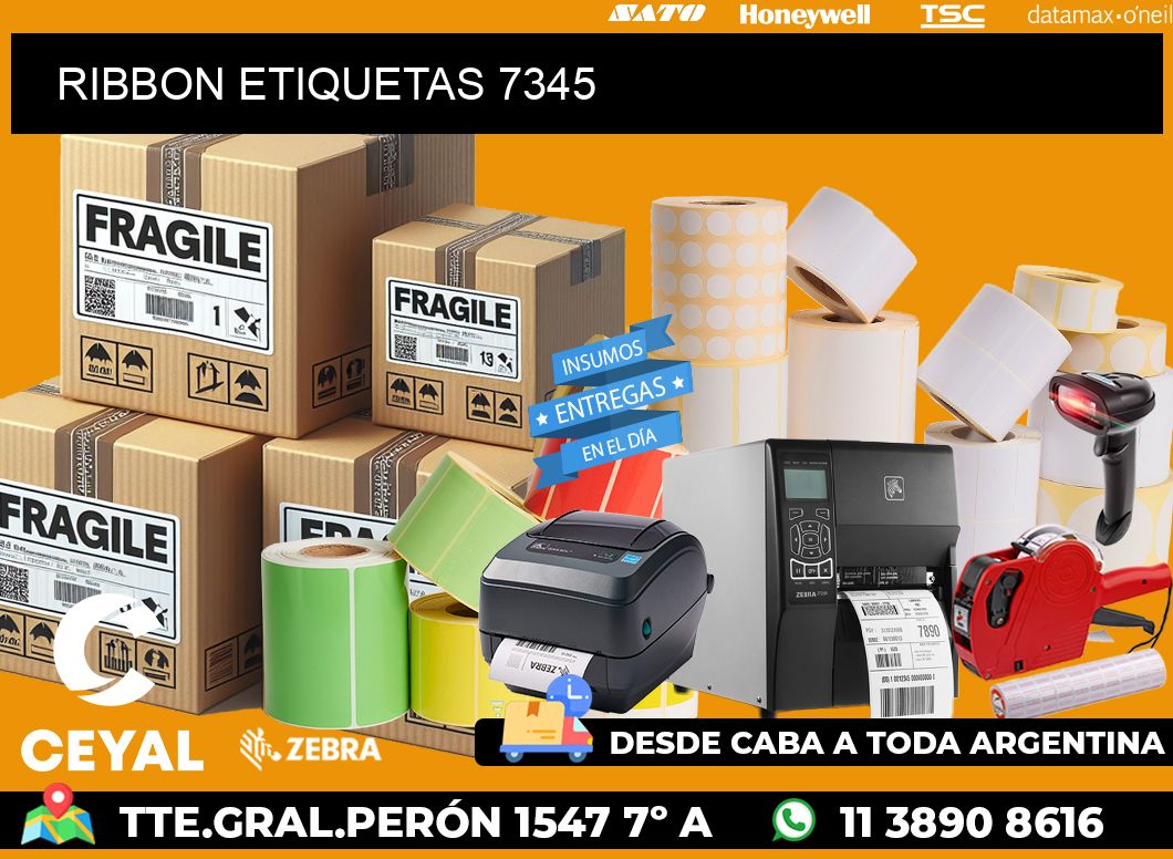 RIBBON ETIQUETAS 7345