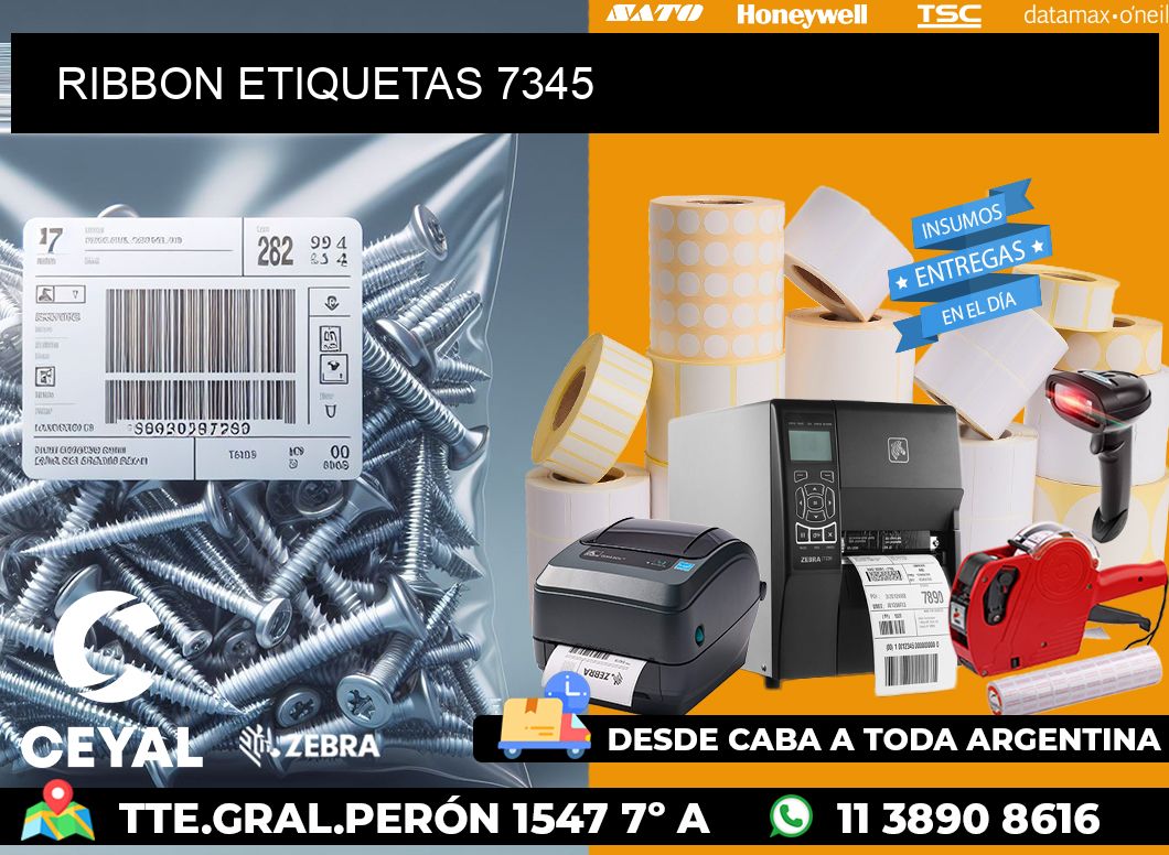 RIBBON ETIQUETAS 7345