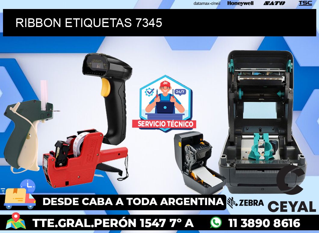 RIBBON ETIQUETAS 7345