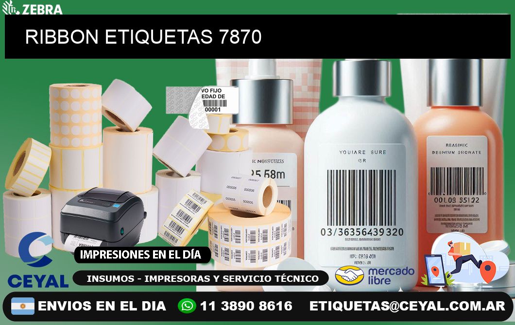 RIBBON ETIQUETAS 7870