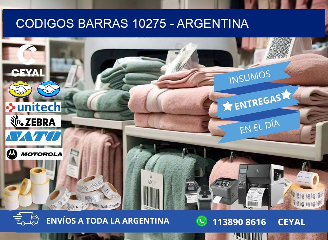 CODIGOS BARRAS 10275 – ARGENTINA