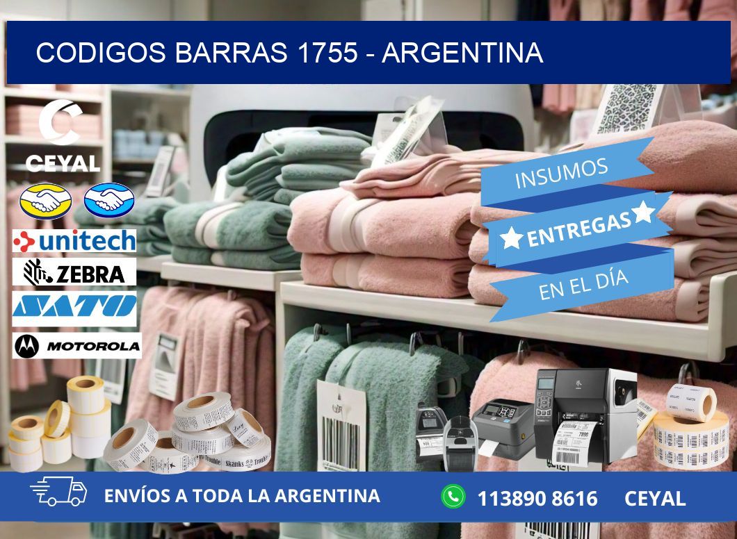 CODIGOS BARRAS 1755 - ARGENTINA