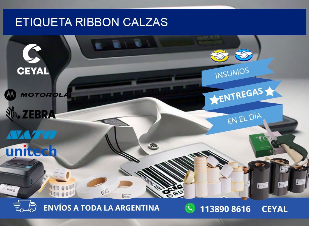 ETIQUETA RIBBON CALZAS