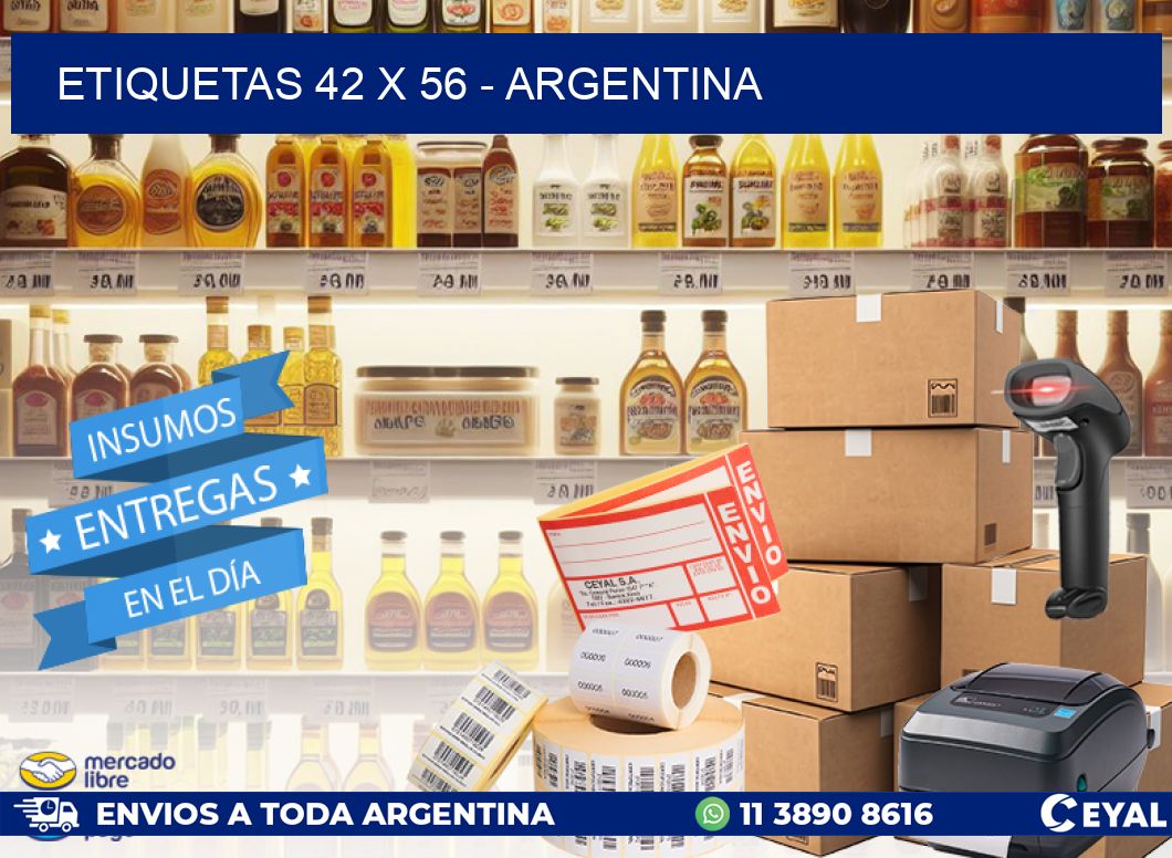ETIQUETAS 42 x 56 - ARGENTINA