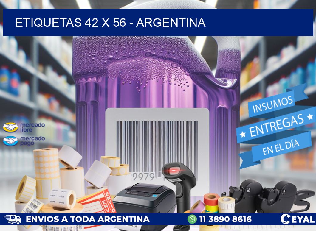 ETIQUETAS 42 x 56 - ARGENTINA