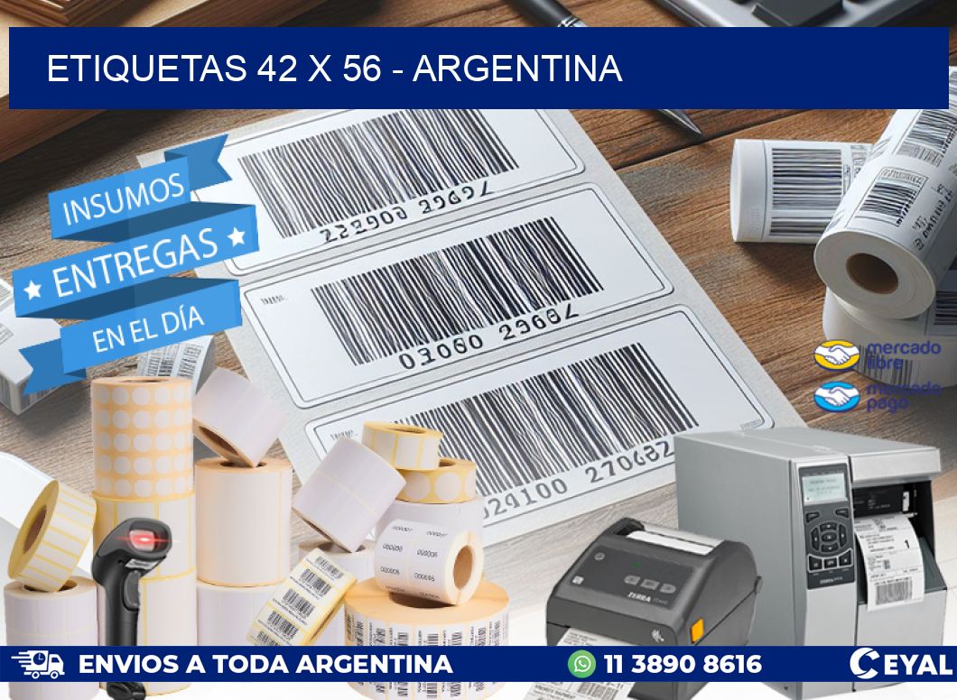ETIQUETAS 42 x 56 - ARGENTINA