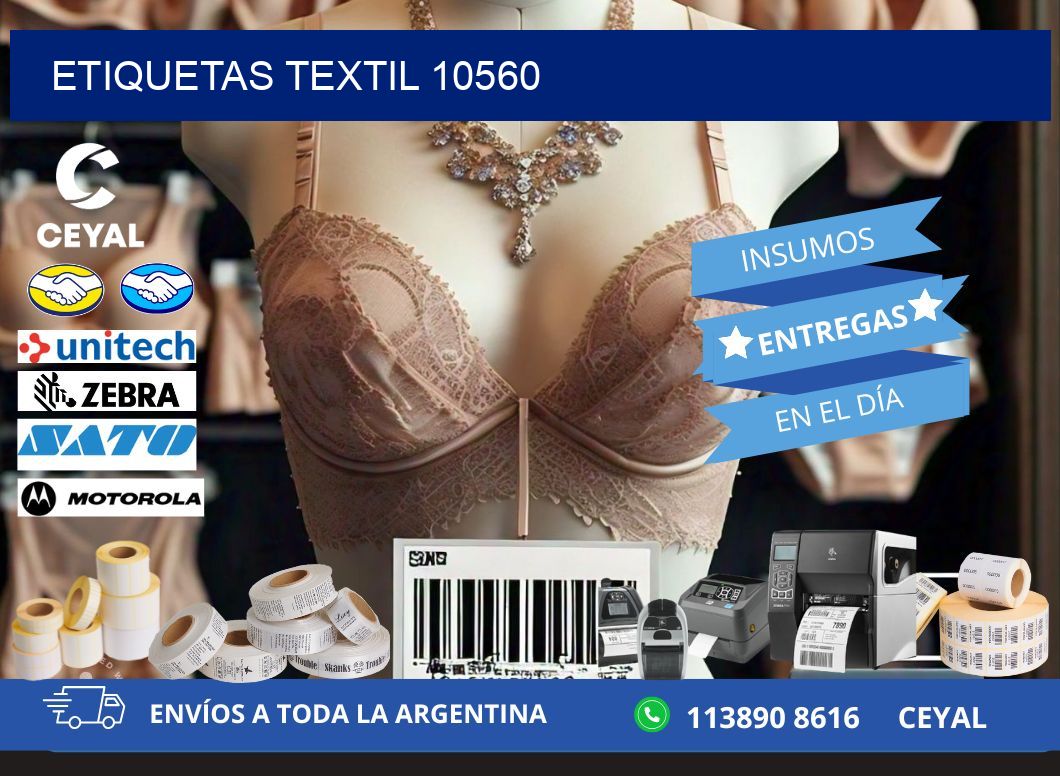 ETIQUETAS TEXTIL 10560