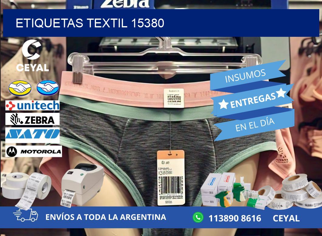 ETIQUETAS TEXTIL 15380