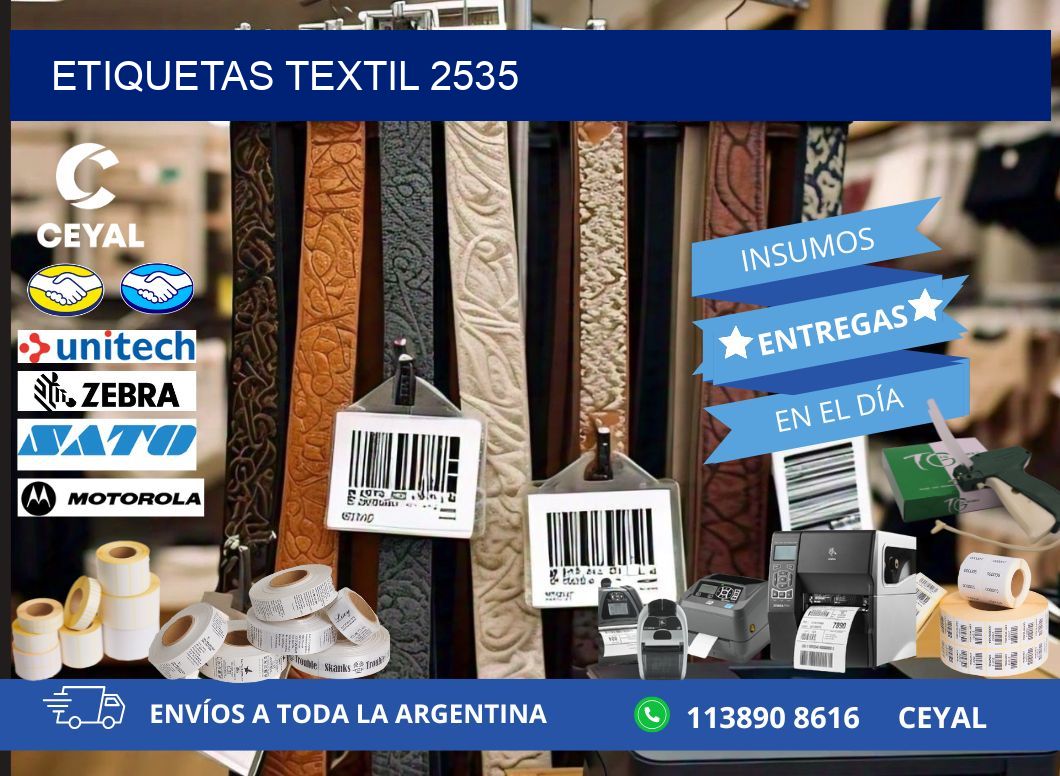 ETIQUETAS TEXTIL 2535