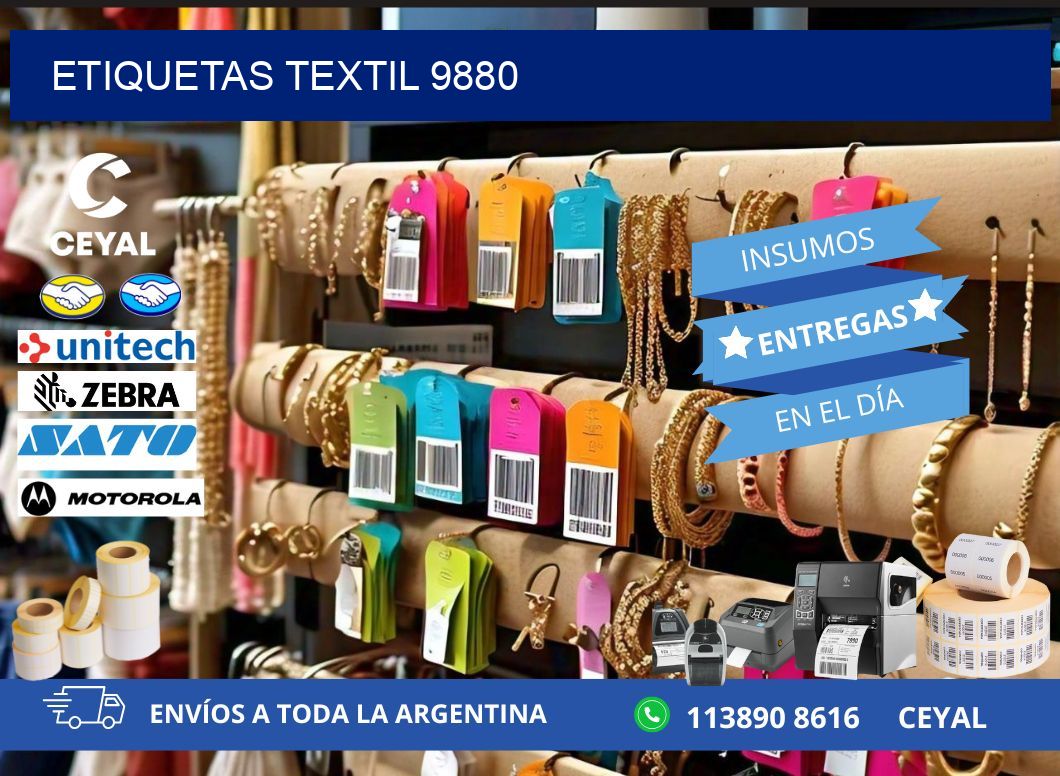 ETIQUETAS TEXTIL 9880