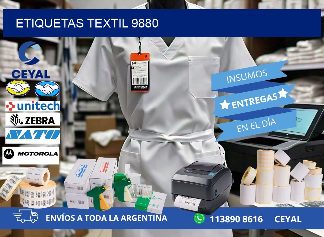 ETIQUETAS TEXTIL 9880