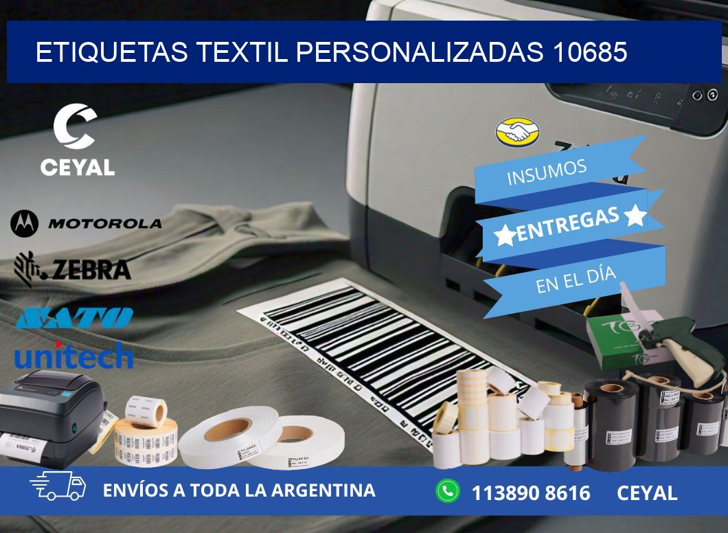 ETIQUETAS TEXTIL PERSONALIZADAS 10685