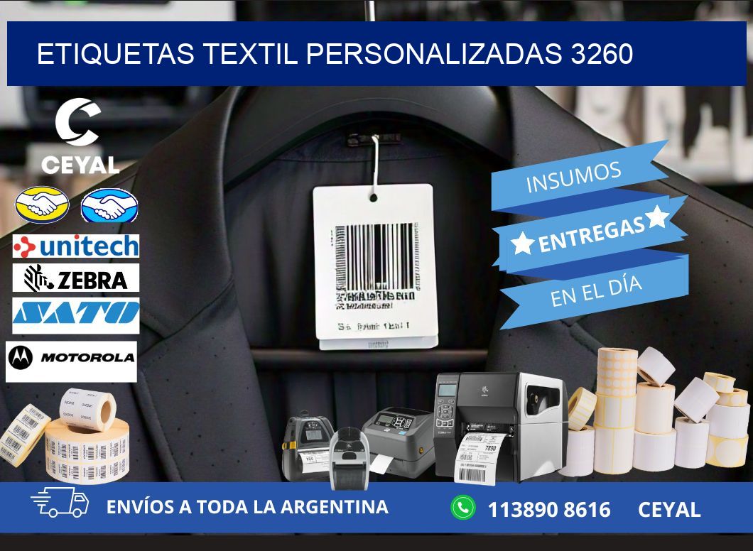 ETIQUETAS TEXTIL PERSONALIZADAS 3260