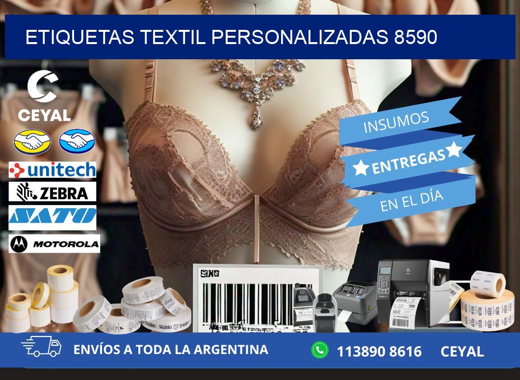 ETIQUETAS TEXTIL PERSONALIZADAS 8590