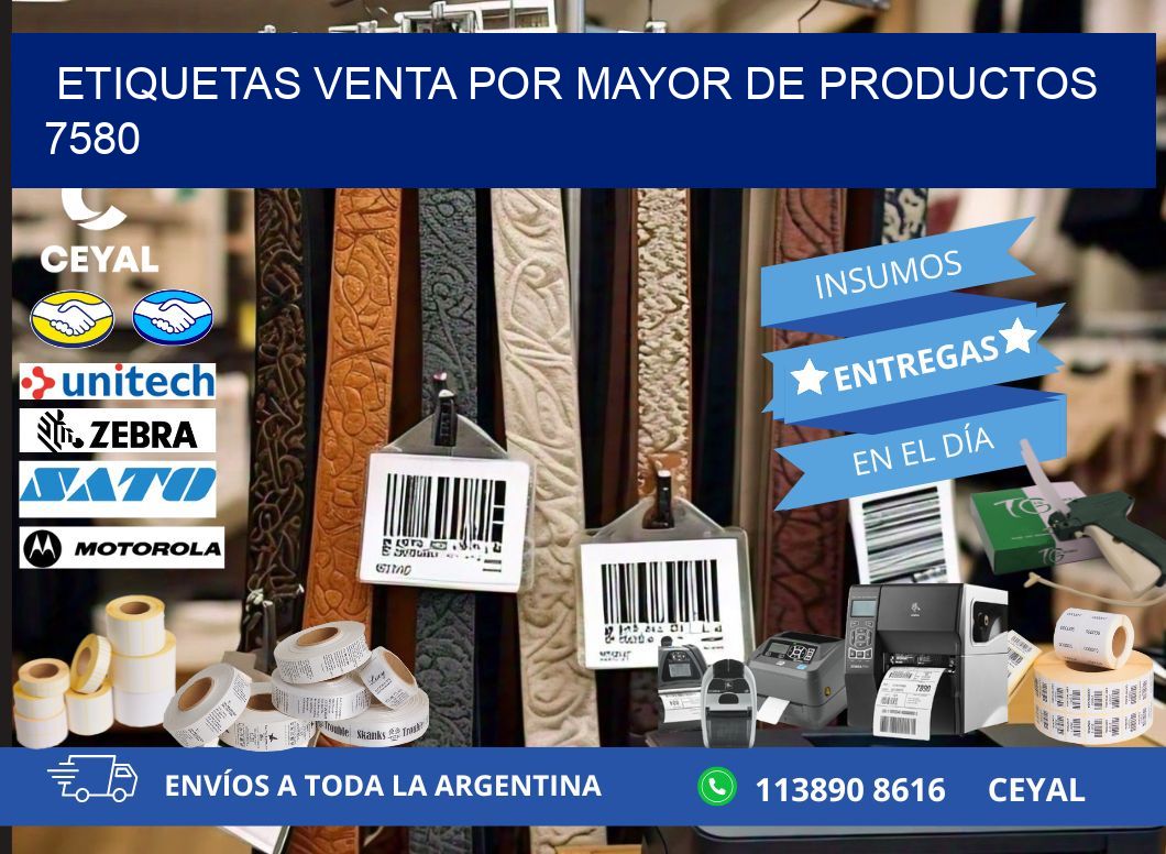 ETIQUETAS VENTA POR MAYOR DE PRODUCTOS 7580