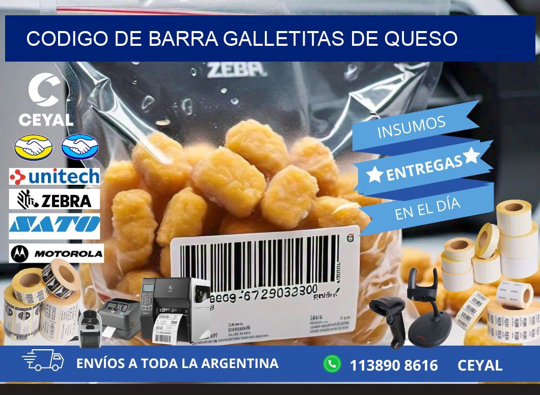 codigo de barra GALLETITAS DE QUESO