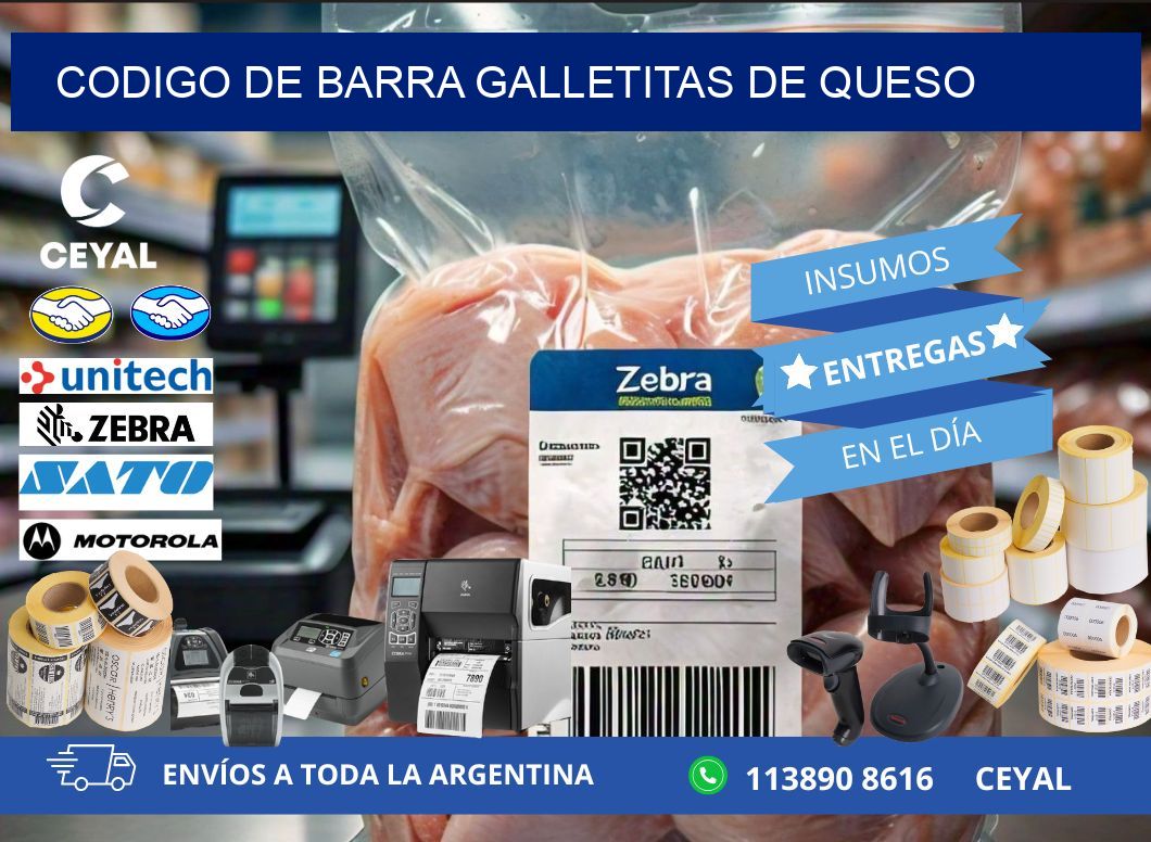 codigo de barra GALLETITAS DE QUESO