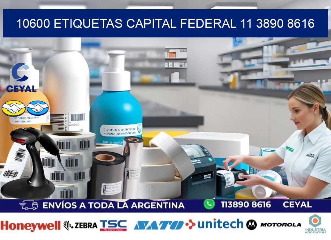 10600 ETIQUETAS CAPITAL FEDERAL 11 3890 8616