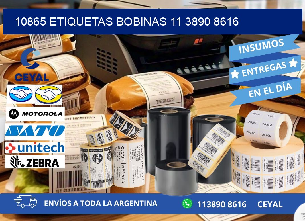 10865 ETIQUETAS BOBINAS 11 3890 8616