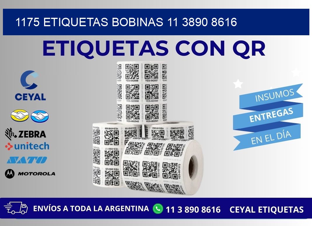 1175 ETIQUETAS BOBINAS 11 3890 8616