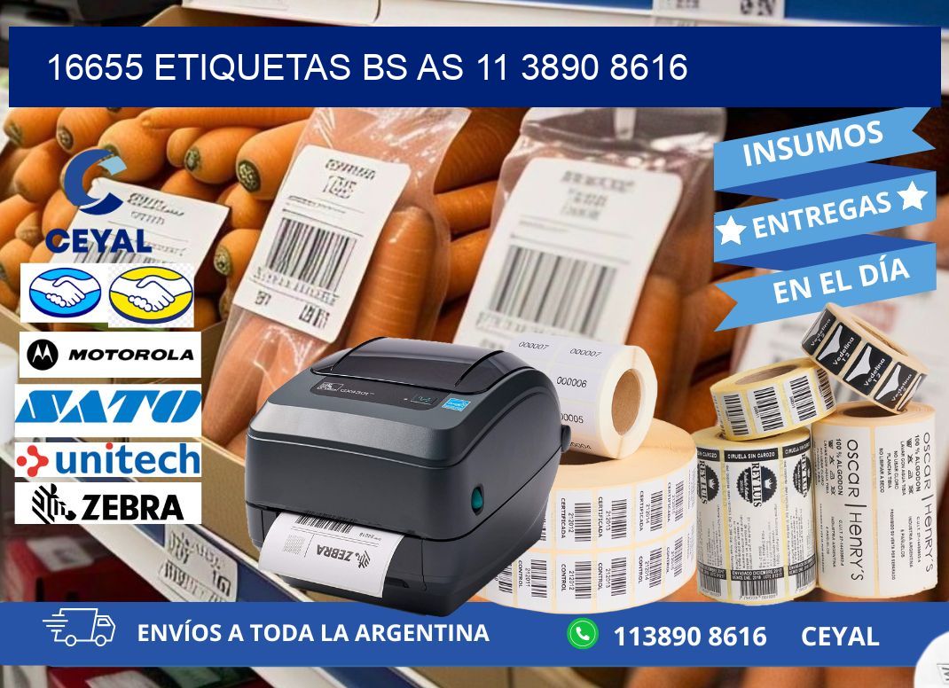16655 ETIQUETAS BS AS 11 3890 8616