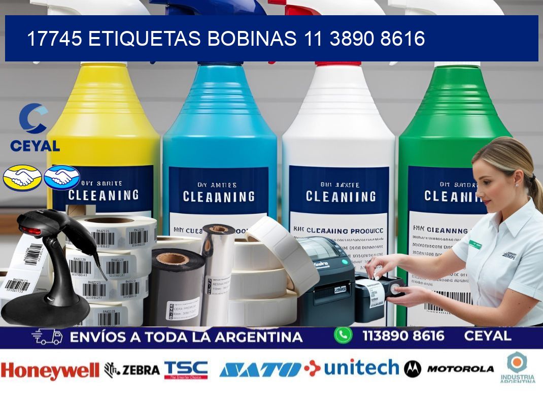 17745 ETIQUETAS BOBINAS 11 3890 8616