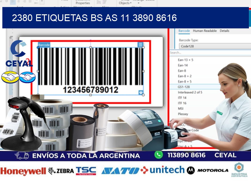 2380 ETIQUETAS BS AS 11 3890 8616