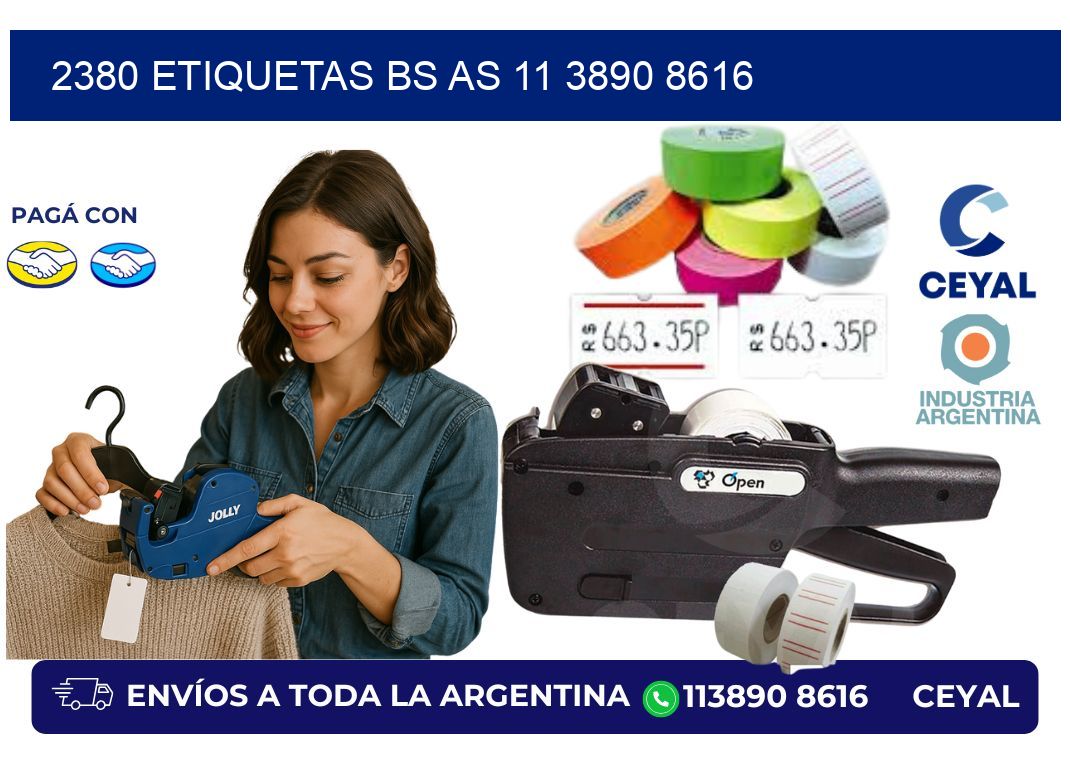 2380 ETIQUETAS BS AS 11 3890 8616