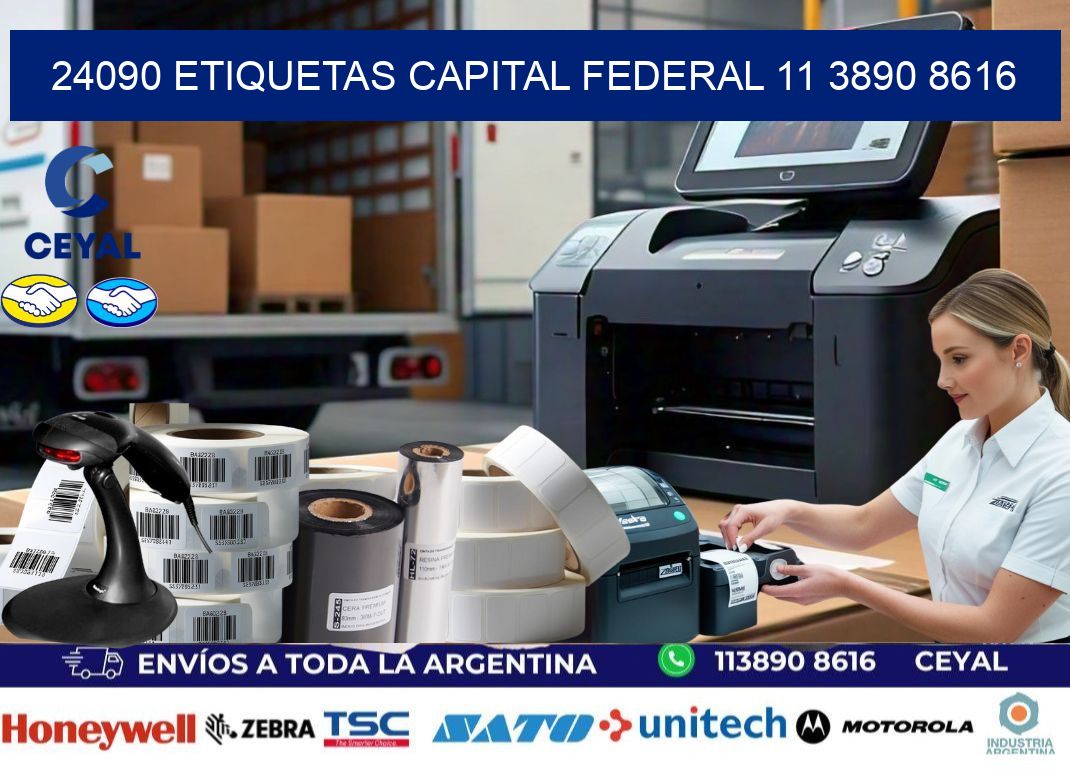 24090 ETIQUETAS CAPITAL FEDERAL 11 3890 8616
