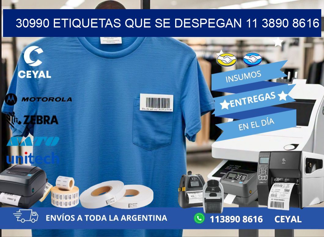30990 ETIQUETAS QUE SE DESPEGAN 11 3890 8616