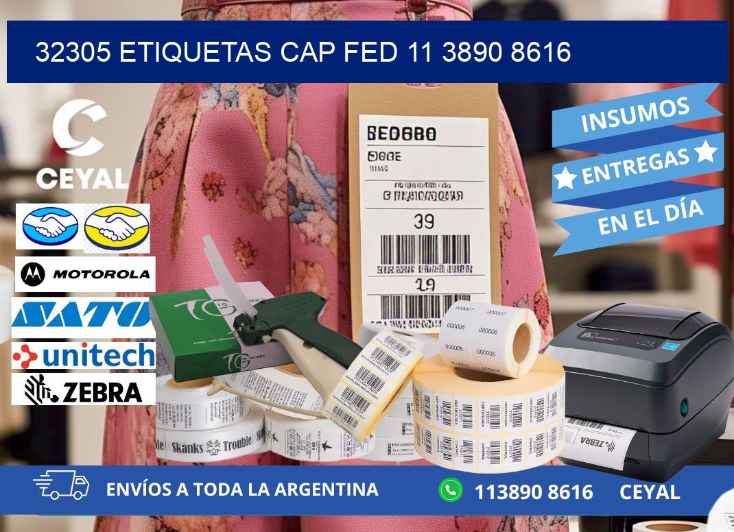 32305 ETIQUETAS CAP FED 11 3890 8616