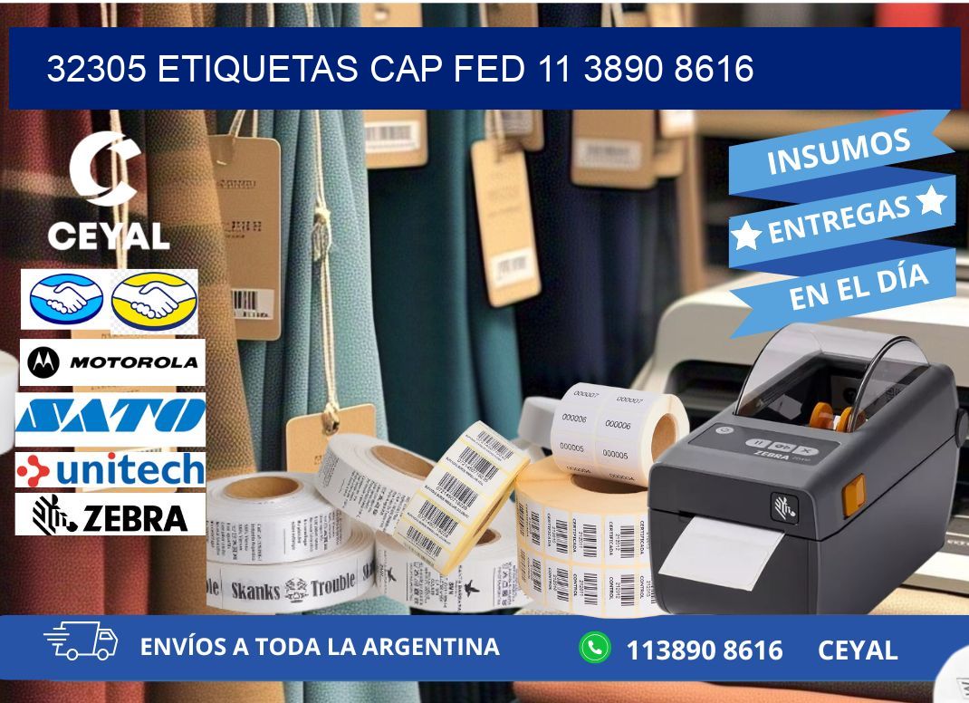 32305 ETIQUETAS CAP FED 11 3890 8616