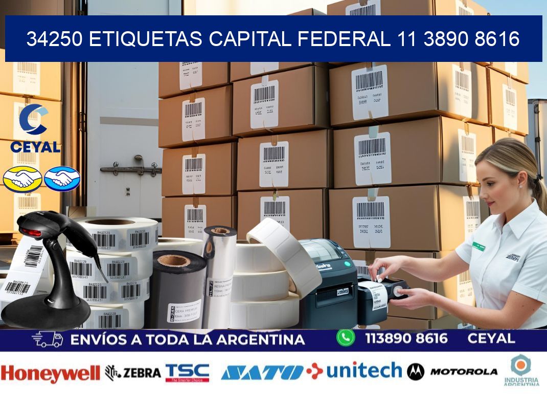 34250 ETIQUETAS CAPITAL FEDERAL 11 3890 8616