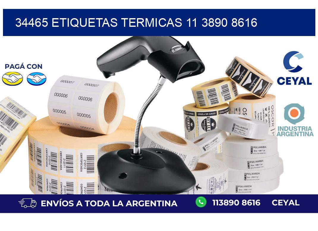 34465 ETIQUETAS TERMICAS 11 3890 8616