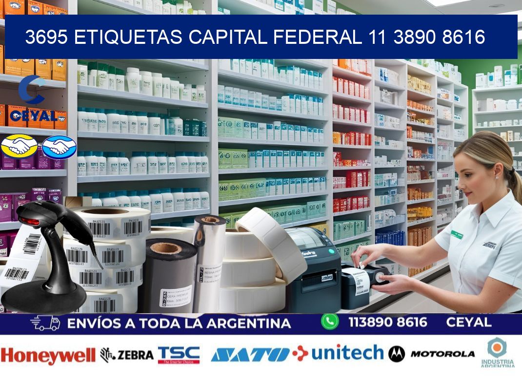 3695 ETIQUETAS CAPITAL FEDERAL 11 3890 8616