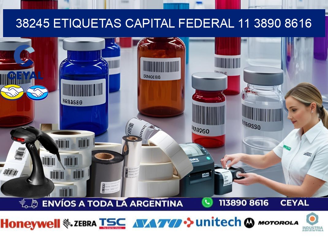 38245 ETIQUETAS CAPITAL FEDERAL 11 3890 8616