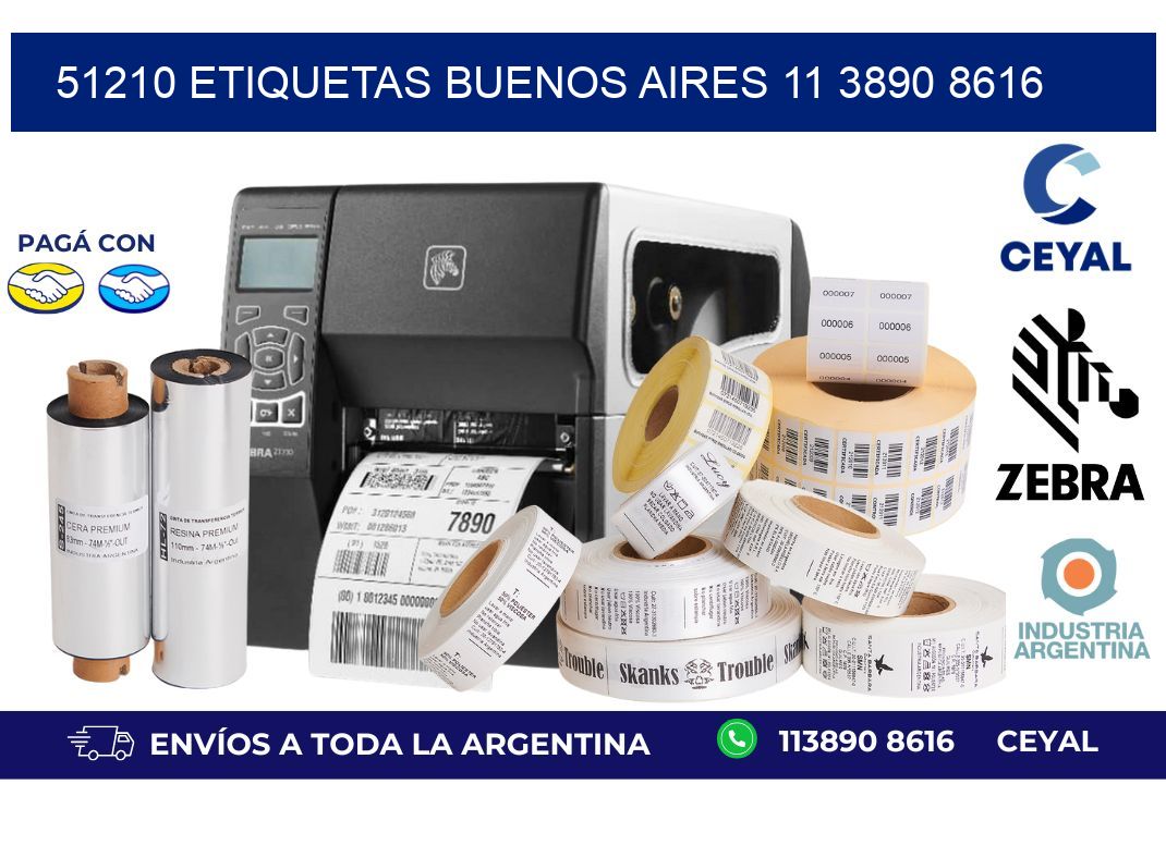 51210 ETIQUETAS BUENOS AIRES 11 3890 8616