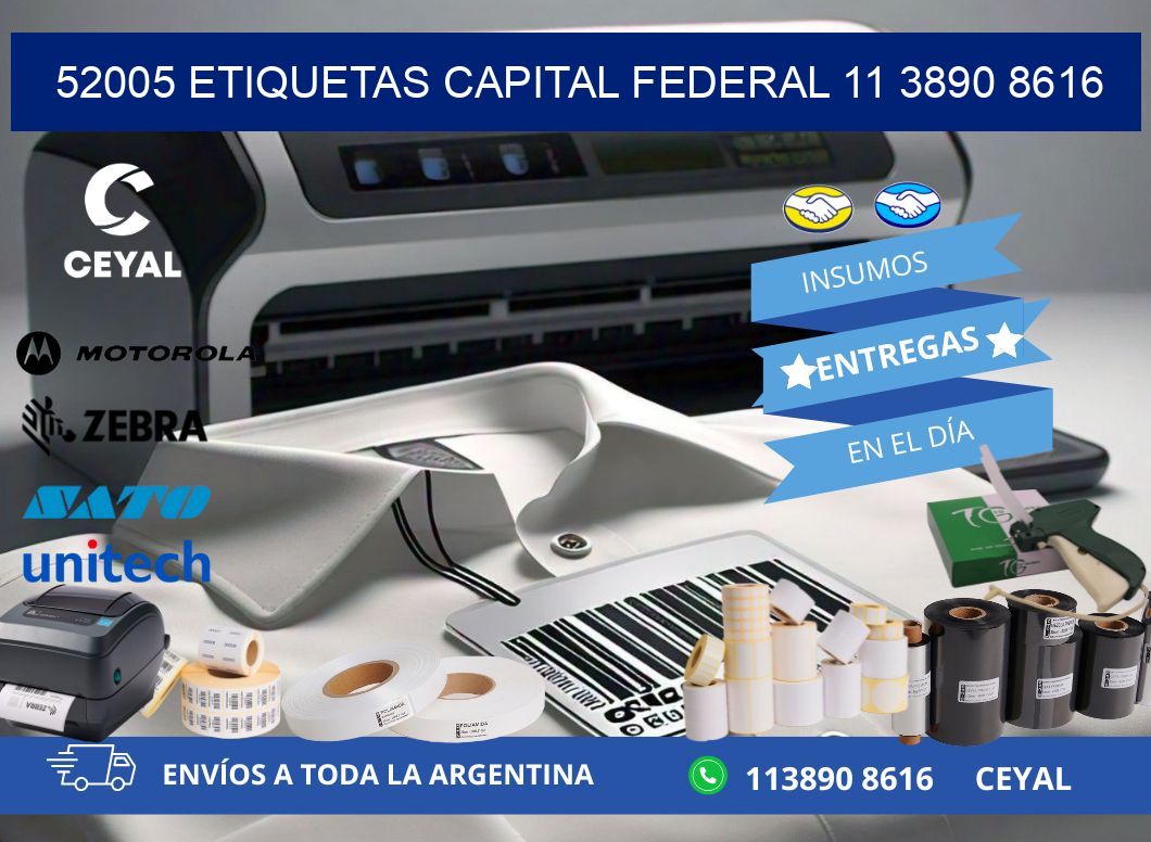 52005 ETIQUETAS CAPITAL FEDERAL 11 3890 8616