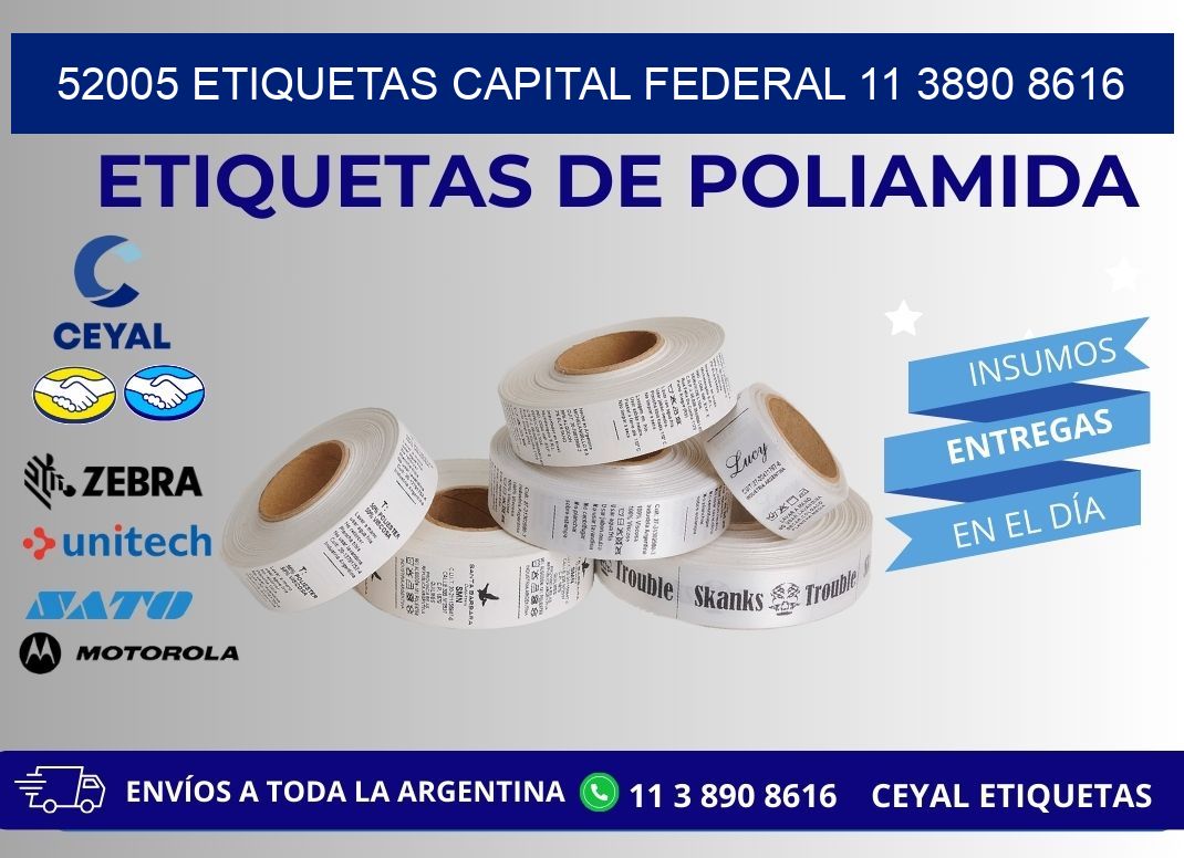 52005 ETIQUETAS CAPITAL FEDERAL 11 3890 8616