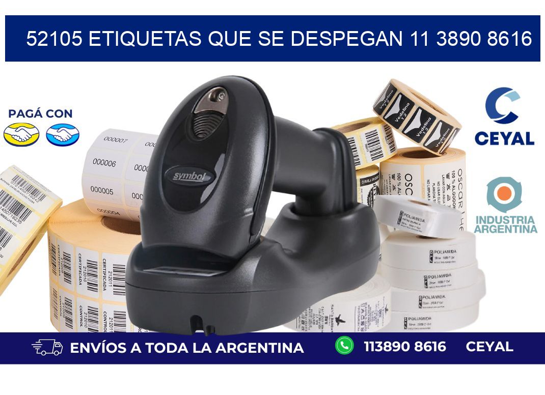 52105 ETIQUETAS QUE SE DESPEGAN 11 3890 8616